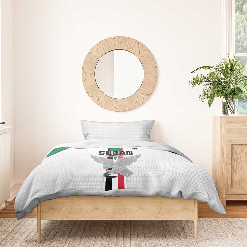 Sudan Football Bedding Set Go Champions Falcons of Jediane - Wonder Print Shop