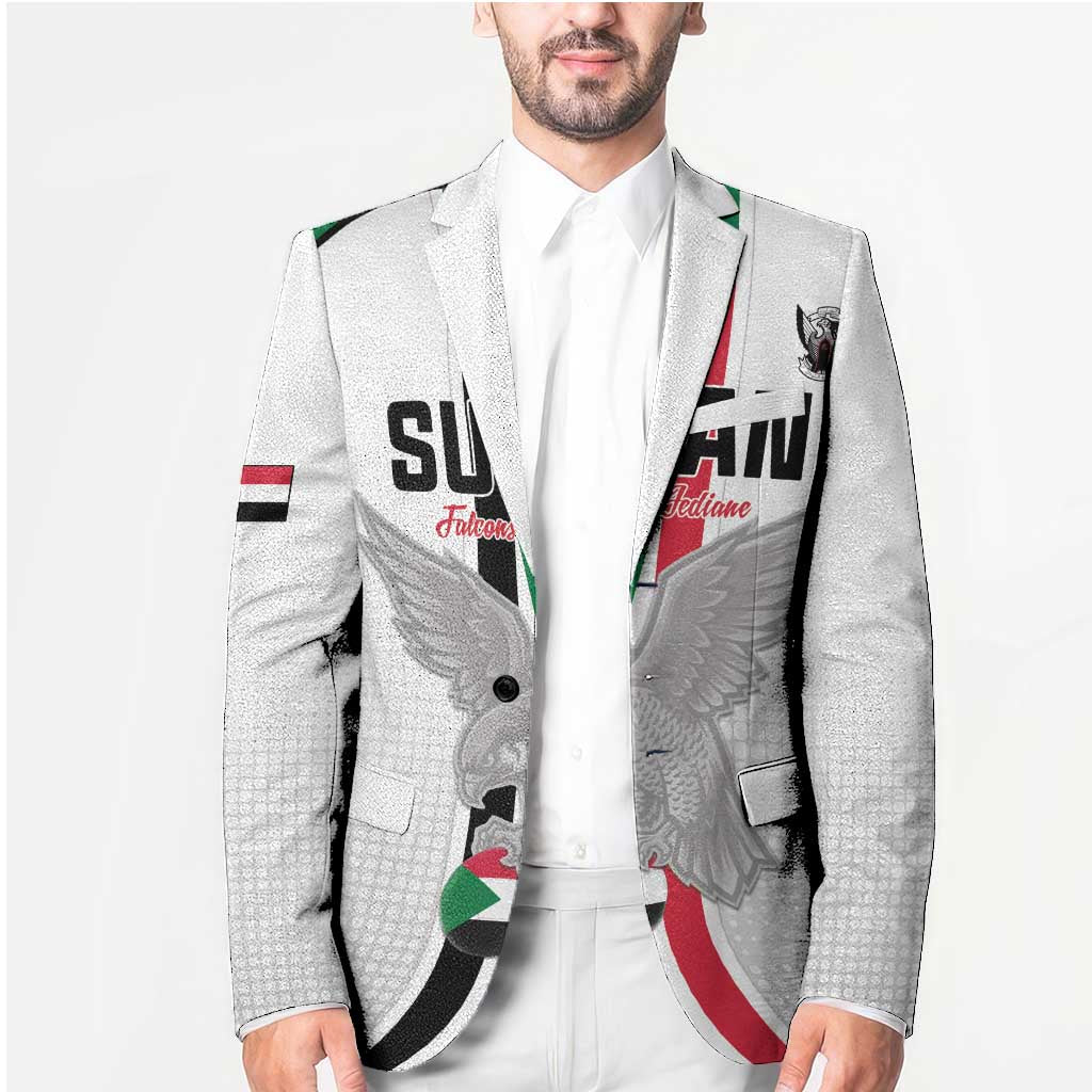 Custom Sudan Football Blazer Go Champions Falcons of Jediane - Wonder Print Shop