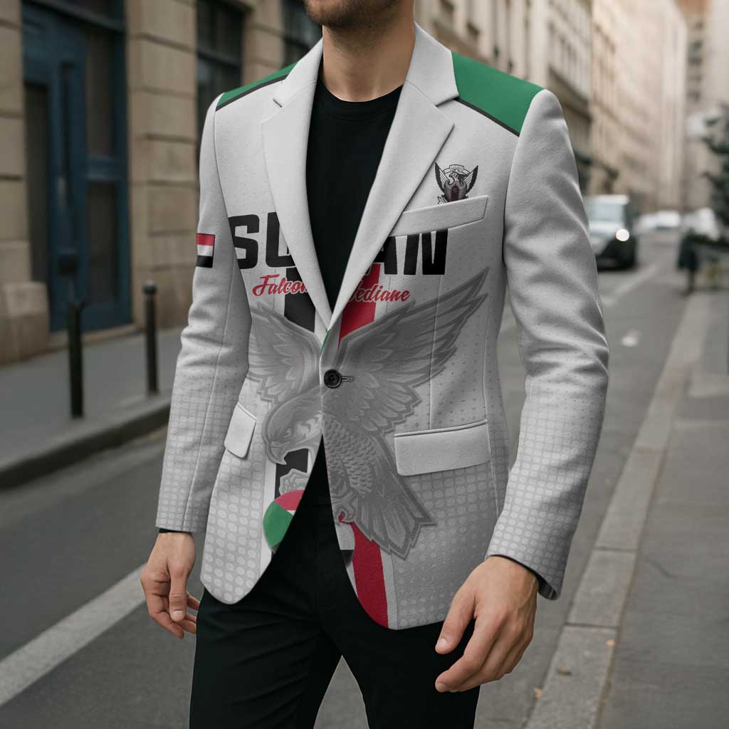 Custom Sudan Football Blazer Go Champions Falcons of Jediane - Wonder Print Shop