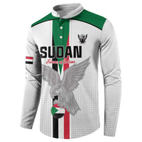 Custom Sudan Football Button Sweatshirt Go Champions Falcons of Jediane - Wonder Print Shop