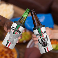 Custom Sudan Football 4 in 1 Can Cooler Tumbler Go Champions Falcons of Jediane - Wonder Print Shop