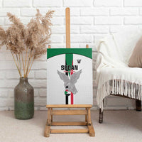 Sudan Football Canvas Wall Art Go Champions Falcons of Jediane - Wonder Print Shop