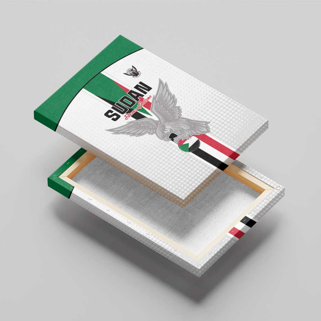 Sudan Football Canvas Wall Art Go Champions Falcons of Jediane - Wonder Print Shop