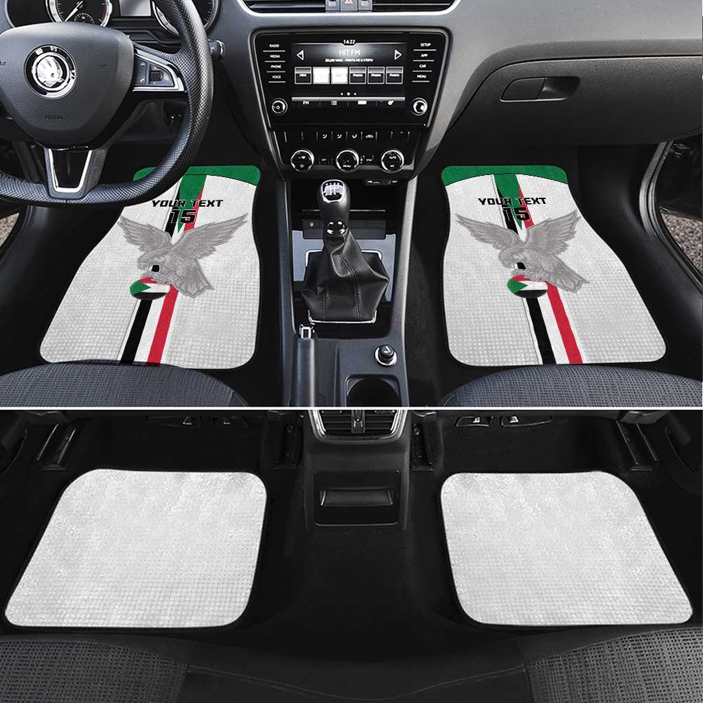Custom Sudan Football Car Mats Go Champions Falcons of Jediane - Wonder Print Shop