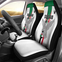 Sudan Football Car Seat Cover Go Champions Falcons of Jediane - Wonder Print Shop