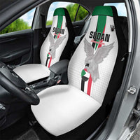 Sudan Football Car Seat Cover Go Champions Falcons of Jediane - Wonder Print Shop