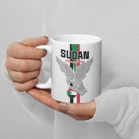 Custom Sudan Football Ceramic Mug Go Champions Falcons of Jediane - Wonder Print Shop