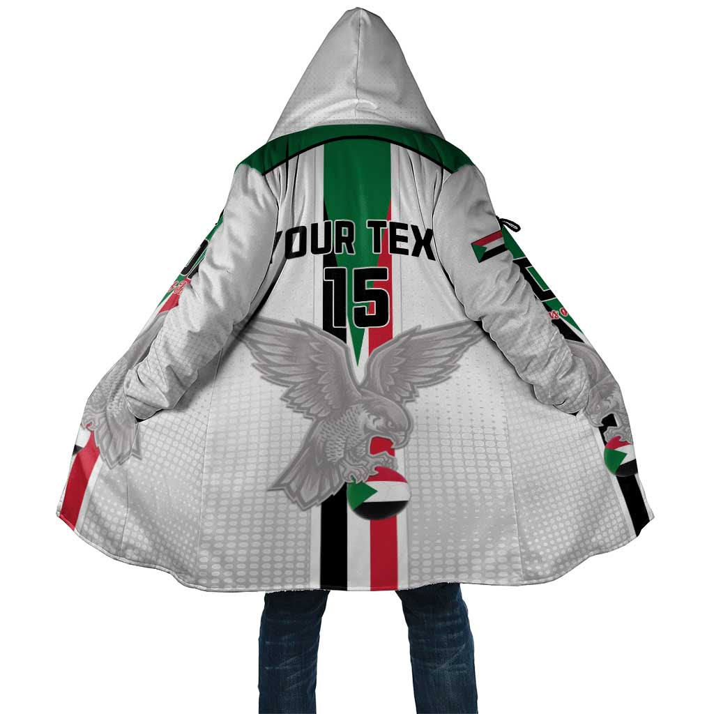 Custom Sudan Football Cloak Go Champions Falcons of Jediane - Wonder Print Shop