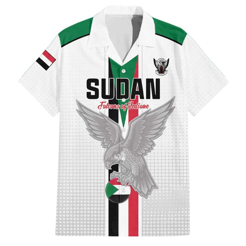Custom Sudan Football Family Matching Puletasi and Hawaiian Shirt Go Champions Falcons of Jediane - Wonder Print Shop