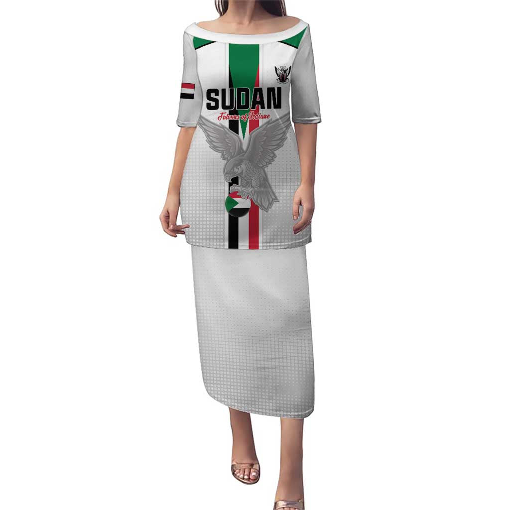 Custom Sudan Football Family Matching Puletasi and Hawaiian Shirt Go Champions Falcons of Jediane - Wonder Print Shop
