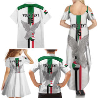 Custom Sudan Football Family Matching Summer Maxi Dress and Hawaiian Shirt Go Champions Falcons of Jediane - Wonder Print Shop