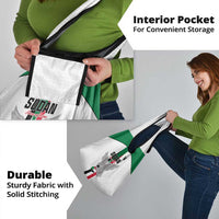 Sudan Football Grocery Bag Go Champions Falcons of Jediane - Wonder Print Shop