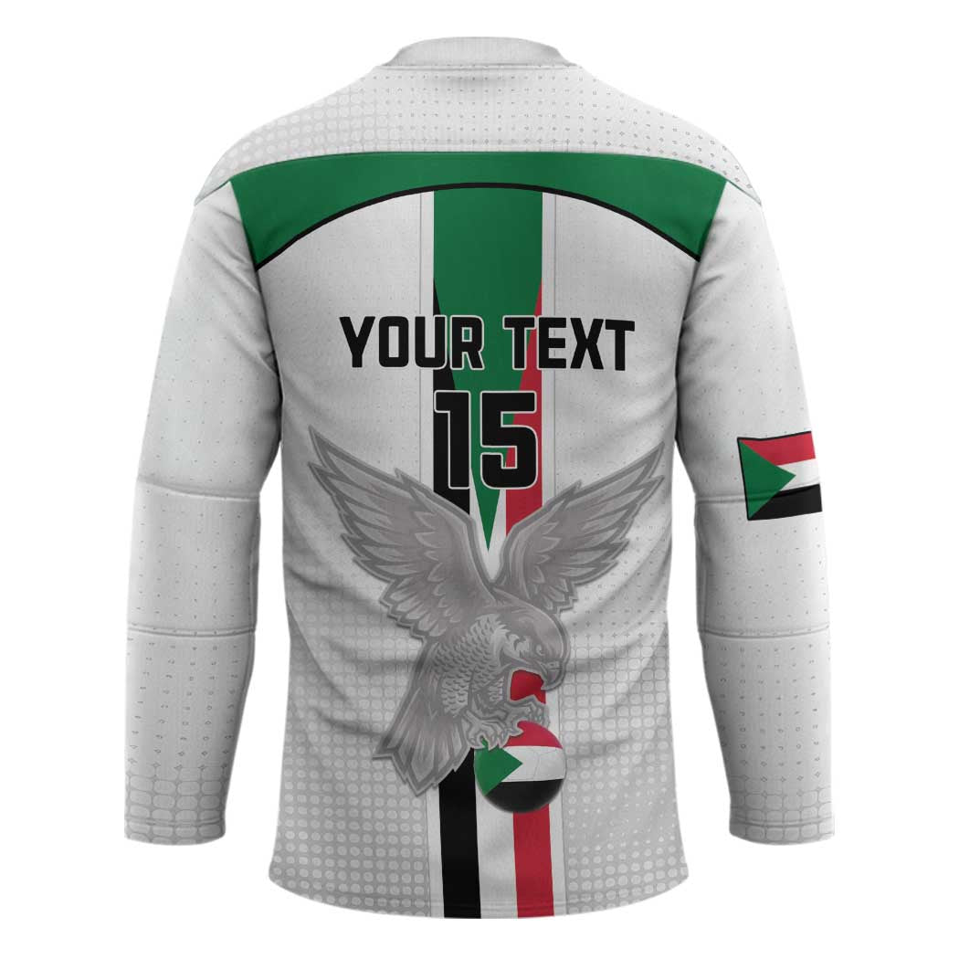 Custom Sudan Football Hockey Jersey Go Champions Falcons of Jediane - Wonder Print Shop