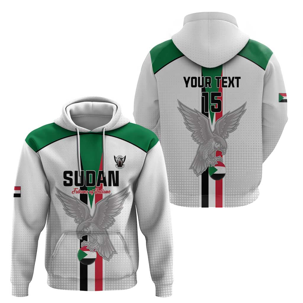 Custom Sudan Football Hoodie Go Champions Falcons of Jediane - Wonder Print Shop