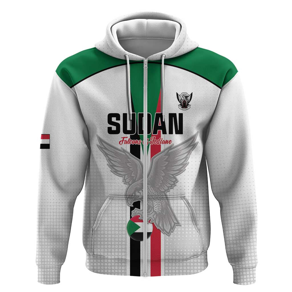 Custom Sudan Football Hoodie Go Champions Falcons of Jediane - Wonder Print Shop