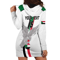 Custom Sudan Football Hoodie Dress Go Champions Falcons of Jediane - Wonder Print Shop