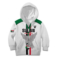 Custom Sudan Football Kid Hoodie Go Champions Falcons of Jediane - Wonder Print Shop