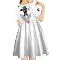 Custom Sudan Football Kid Short Sleeve Dress Go Champions Falcons of Jediane - Wonder Print Shop