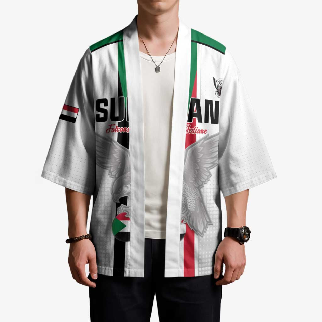 Custom Sudan Football Kimono Go Champions Falcons of Jediane - Wonder Print Shop