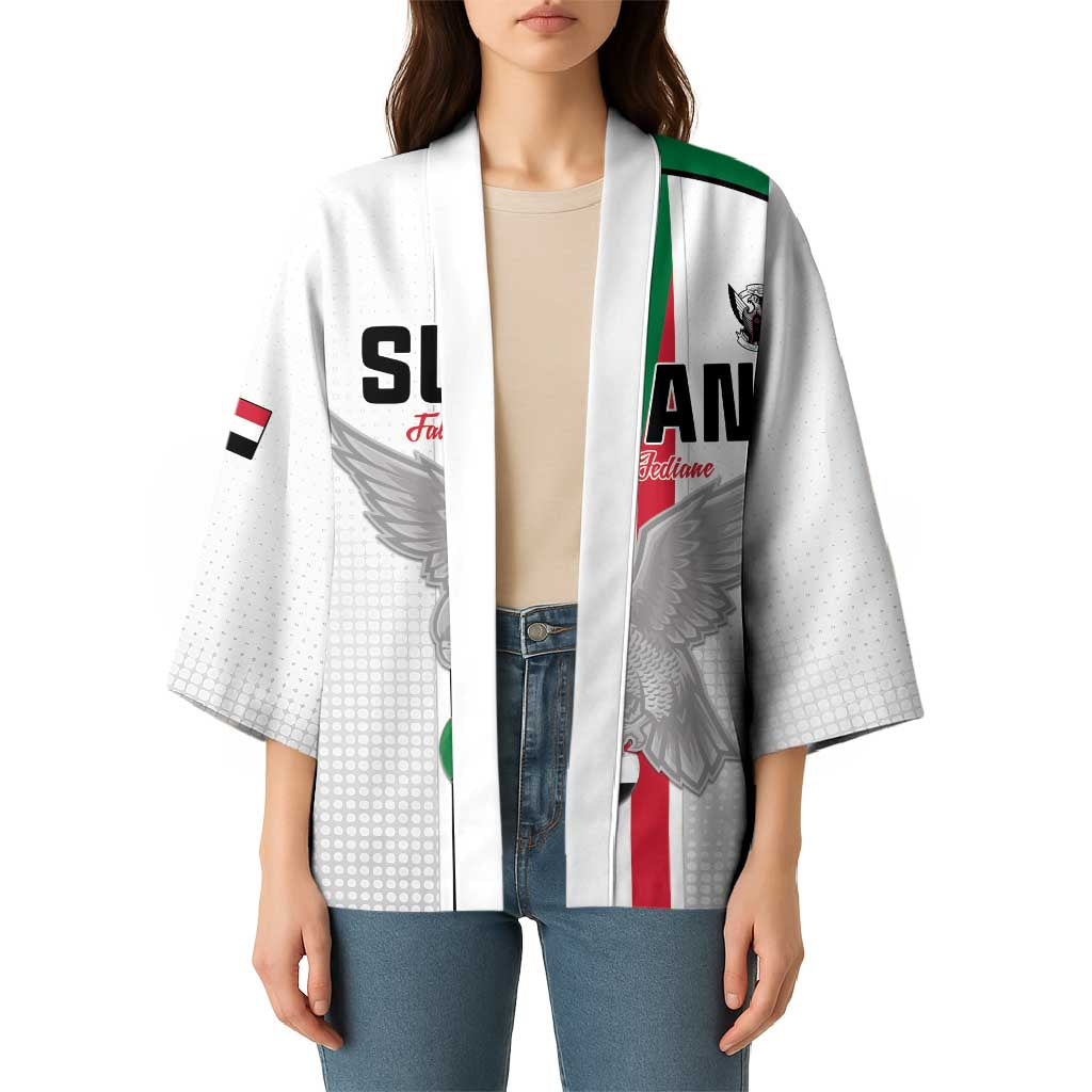 Custom Sudan Football Kimono Go Champions Falcons of Jediane - Wonder Print Shop