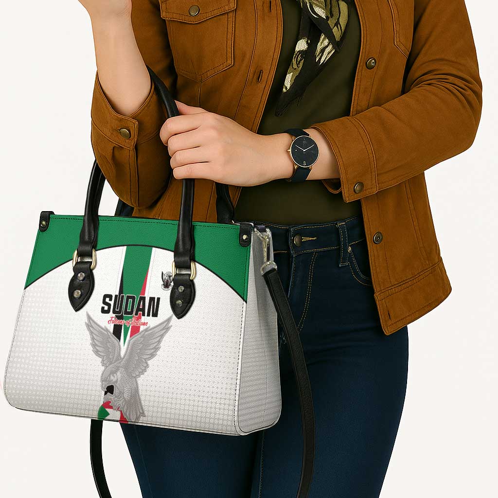 Sudan Football Leather Bag Go Champions Falcons of Jediane - Wonder Print Shop