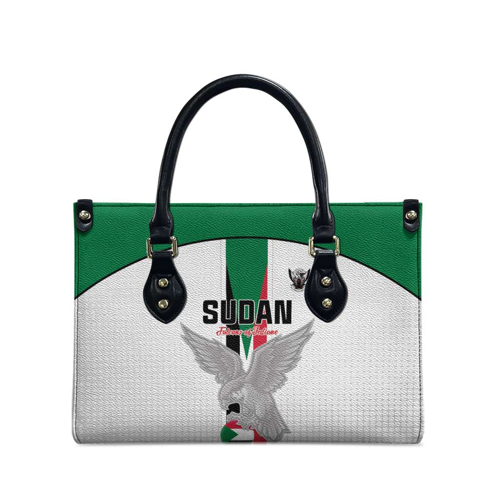Sudan Football Leather Bag Go Champions Falcons of Jediane - Wonder Print Shop