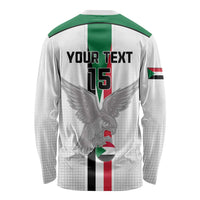 Custom Sudan Football Long Sleeve Shirt Go Champions Falcons of Jediane - Wonder Print Shop