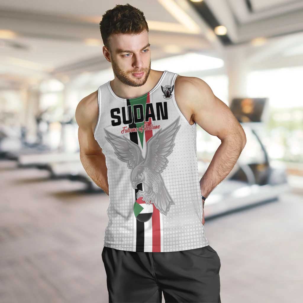 Custom Sudan Football Men Tank Top Go Champions Falcons of Jediane - Wonder Print Shop