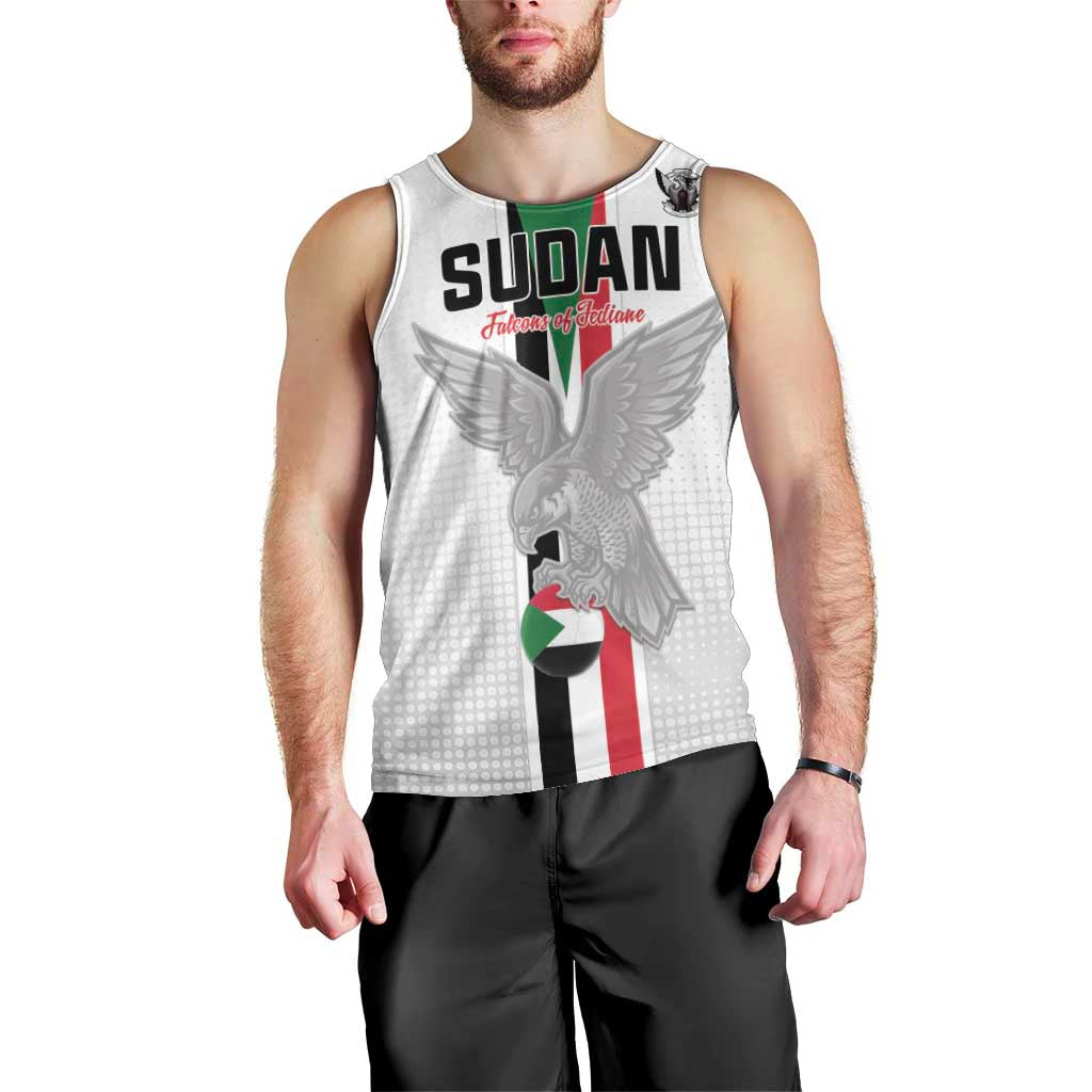 Custom Sudan Football Men Tank Top Go Champions Falcons of Jediane - Wonder Print Shop