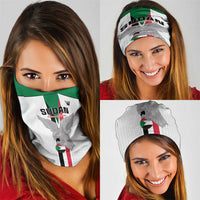 Sudan Football Neck Gaiter Go Champions Falcons of Jediane - Wonder Print Shop