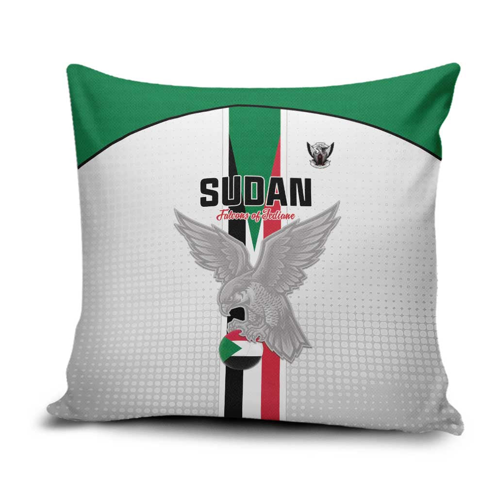 Sudan Football Pillow Cover Go Champions Falcons of Jediane - Wonder Print Shop