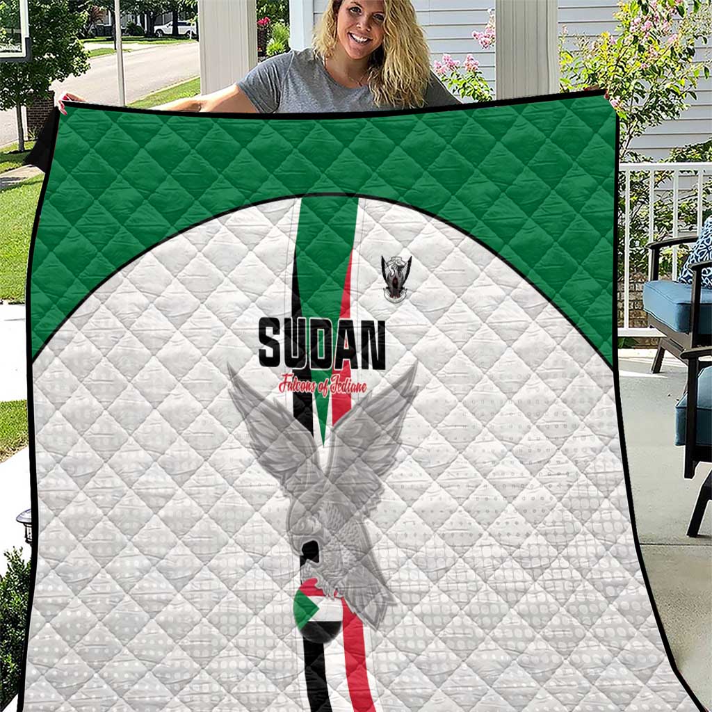 Sudan Football Quilt Go Champions Falcons of Jediane - Wonder Print Shop