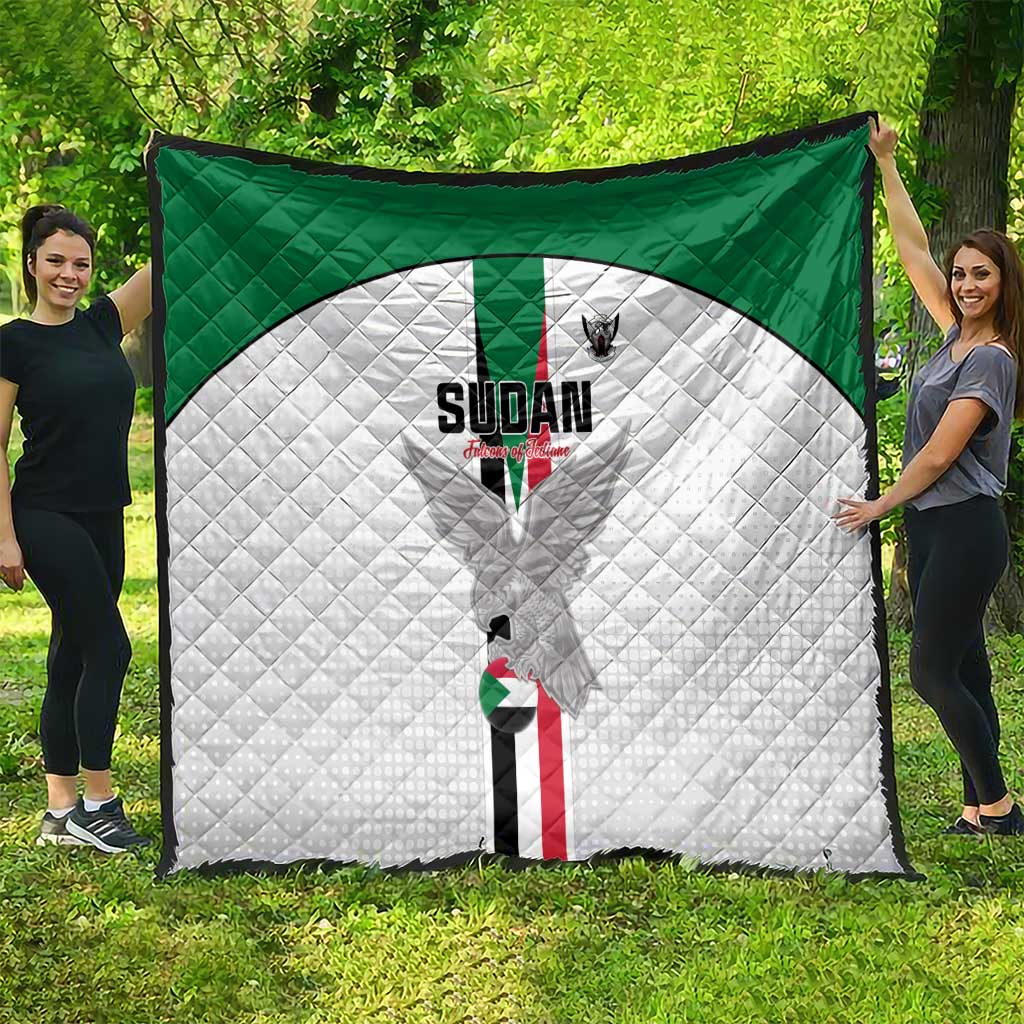 Sudan Football Quilt Go Champions Falcons of Jediane - Wonder Print Shop