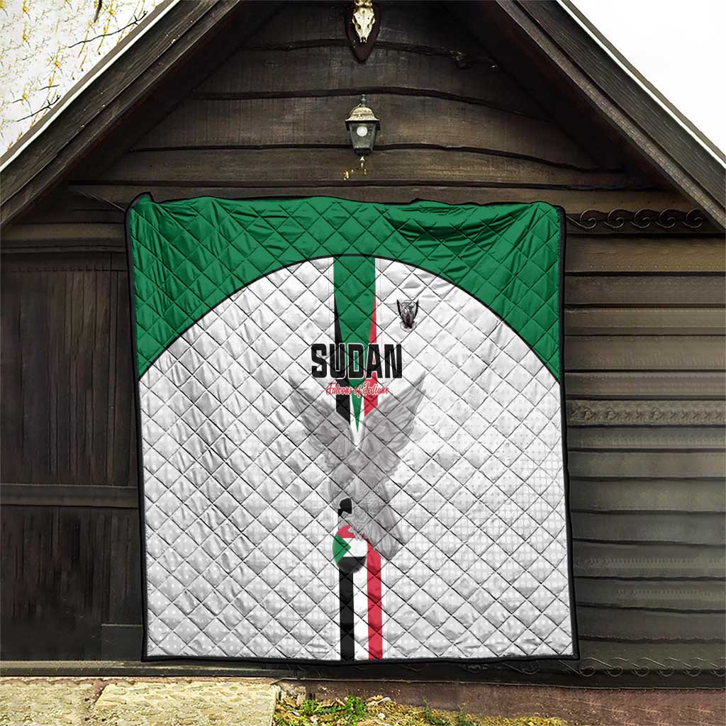 Sudan Football Quilt Go Champions Falcons of Jediane - Wonder Print Shop