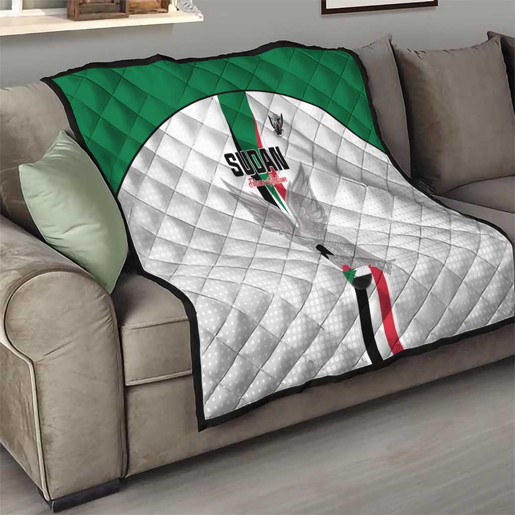 Sudan Football Quilt Go Champions Falcons of Jediane - Wonder Print Shop