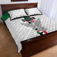 Sudan Football Quilt Bed Set Go Champions Falcons of Jediane - Wonder Print Shop