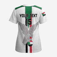 Custom Sudan Football Scrub Top Go Champions Falcons of Jediane - Wonder Print Shop