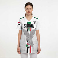 Custom Sudan Football Scrub Top Go Champions Falcons of Jediane - Wonder Print Shop