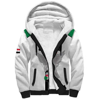 Custom Sudan Football Sherpa Hoodie Go Champions Falcons of Jediane - Wonder Print Shop