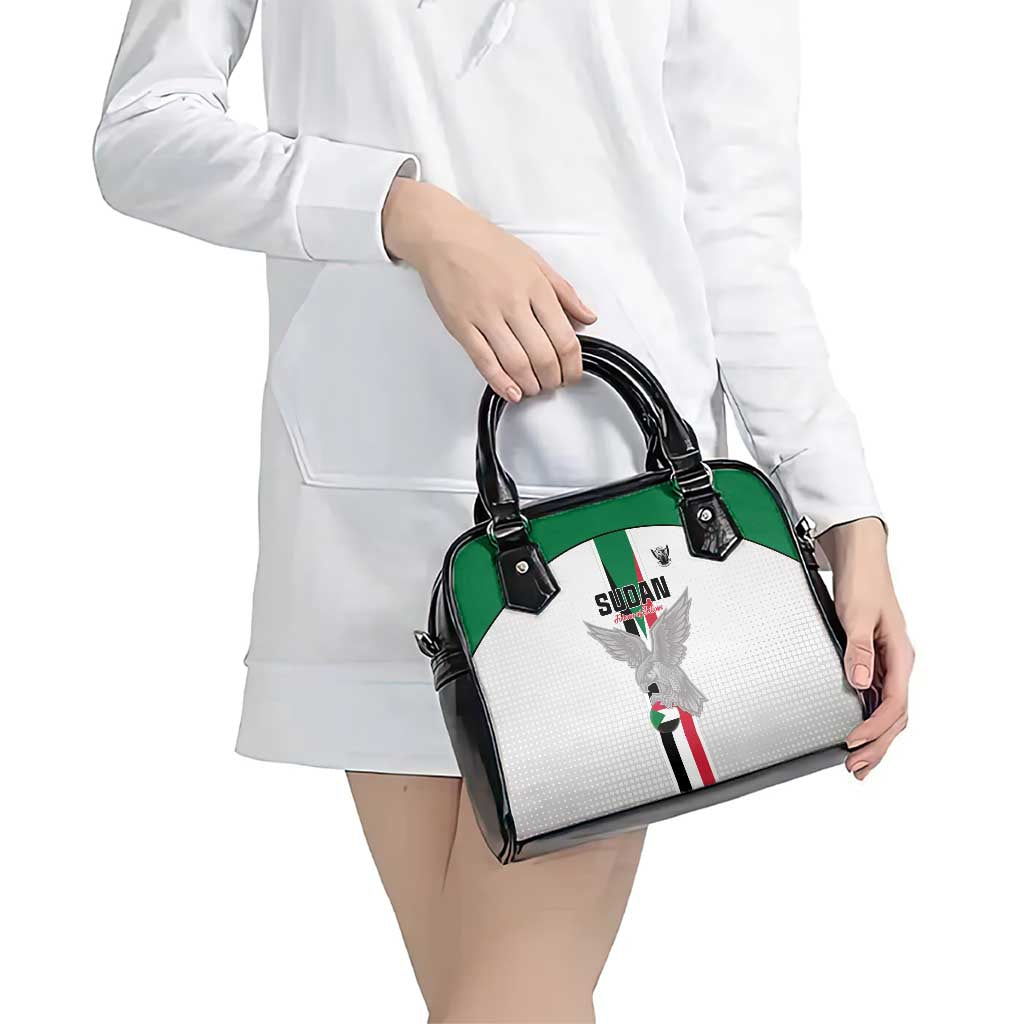 Sudan Football Shoulder Handbag Go Champions Falcons of Jediane - Wonder Print Shop