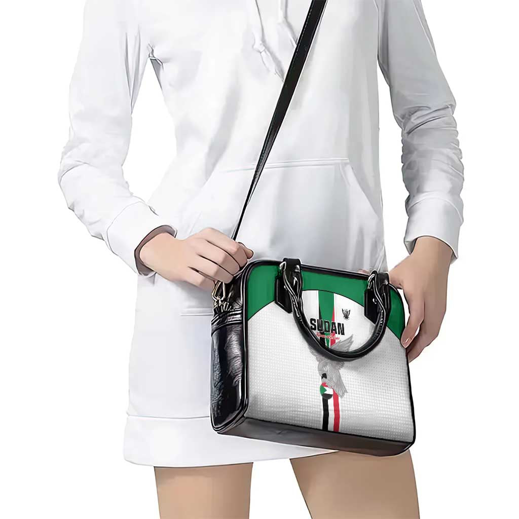 Sudan Football Shoulder Handbag Go Champions Falcons of Jediane - Wonder Print Shop