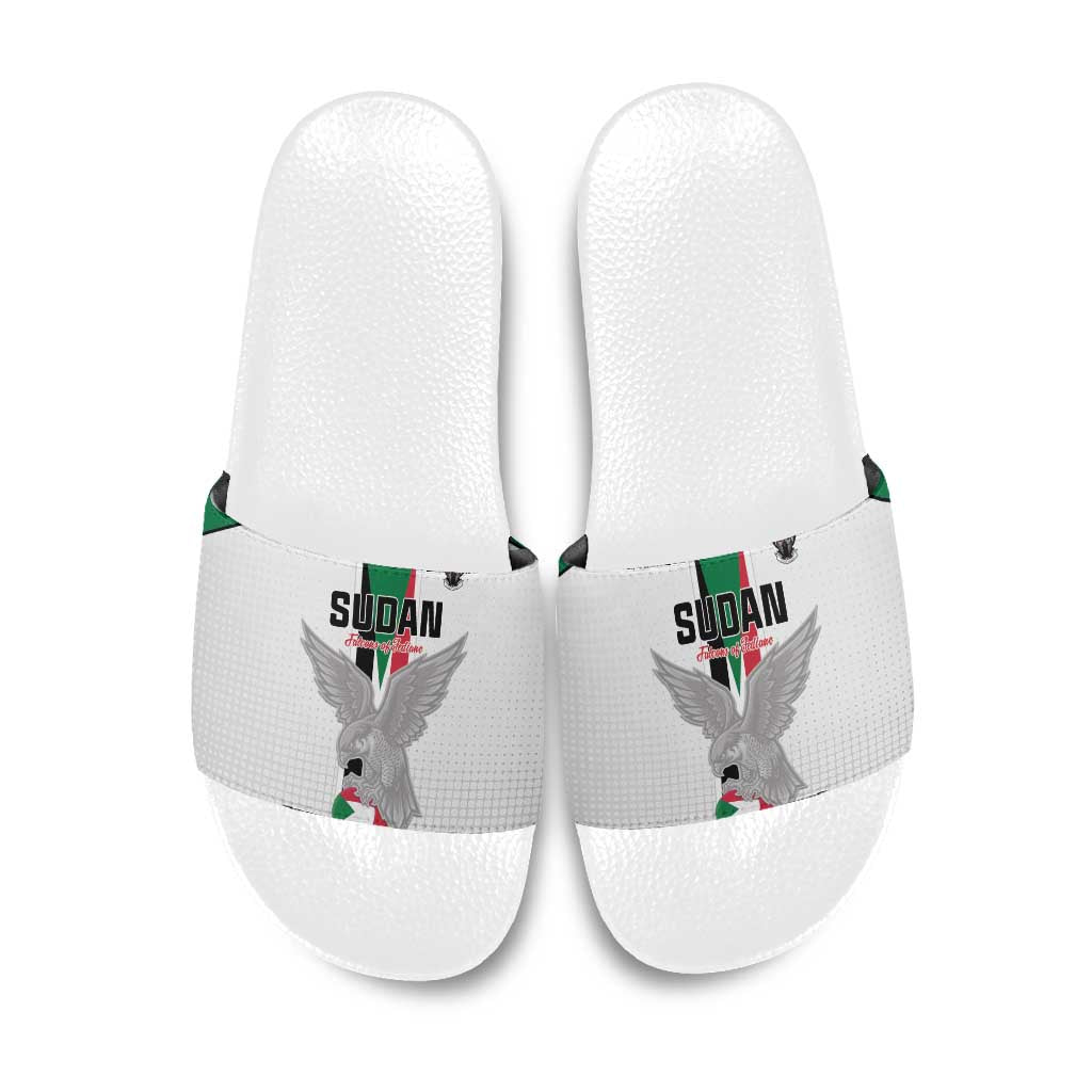 Sudan Football Slide Sandals Go Champions Falcons of Jediane - Wonder Print Shop