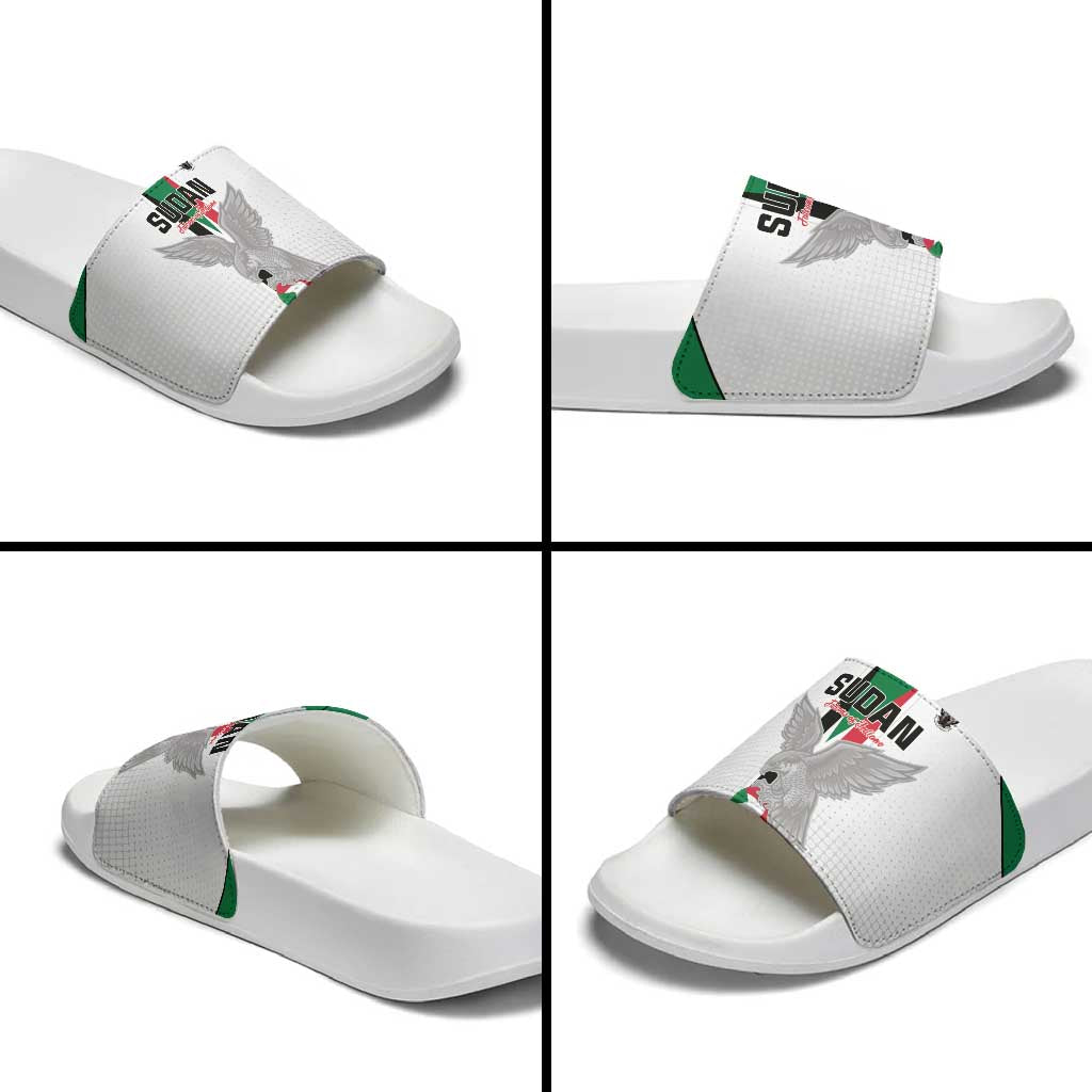 Sudan Football Slide Sandals Go Champions Falcons of Jediane - Wonder Print Shop
