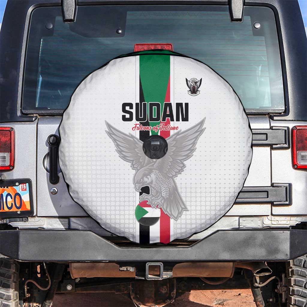 Sudan Football Spare Tire Cover Go Champions Falcons of Jediane - Wonder Print Shop
