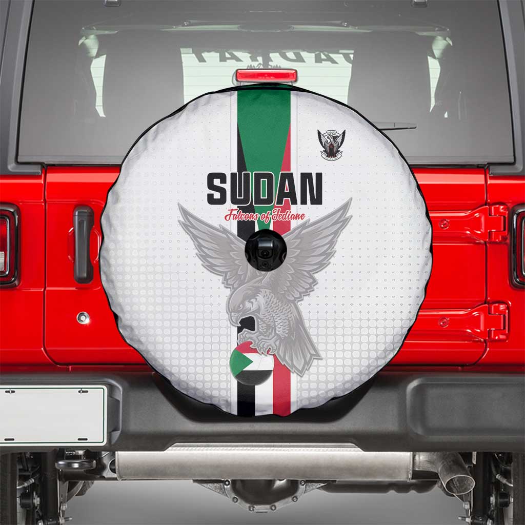 Sudan Football Spare Tire Cover Go Champions Falcons of Jediane - Wonder Print Shop