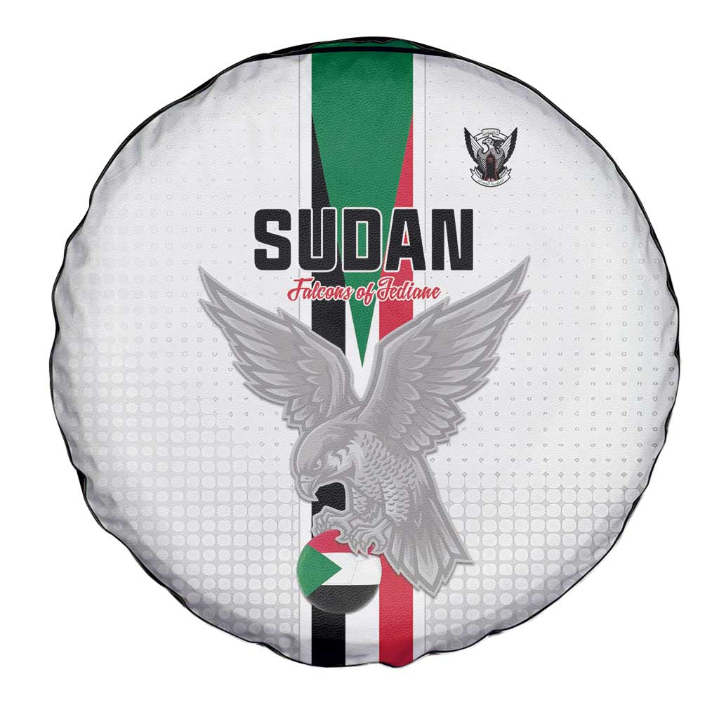 Sudan Football Spare Tire Cover Go Champions Falcons of Jediane - Wonder Print Shop