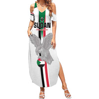 Custom Sudan Football Summer Maxi Dress Go Champions Falcons of Jediane - Wonder Print Shop
