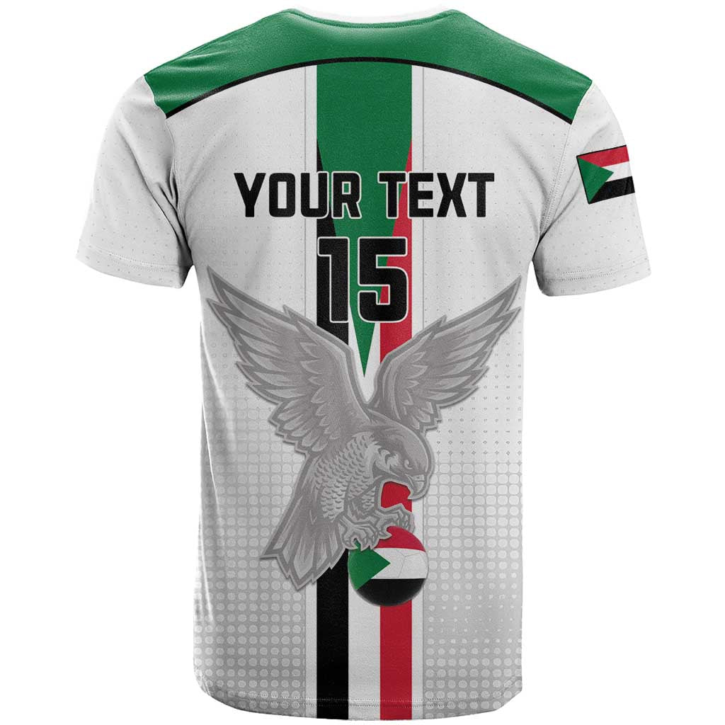 Custom Sudan Football T Shirt Go Champions Falcons of Jediane - Wonder Print Shop