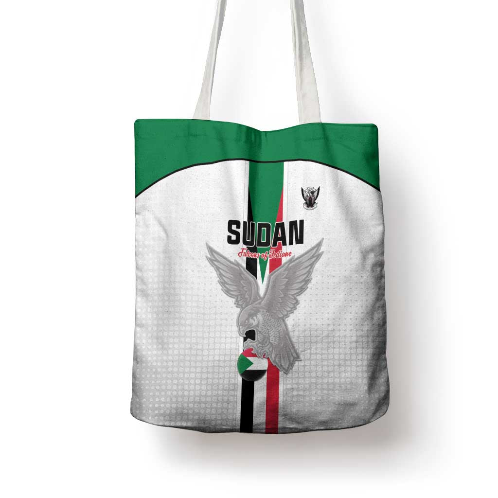 Sudan Football Tote Bag Go Champions Falcons of Jediane - Wonder Print Shop