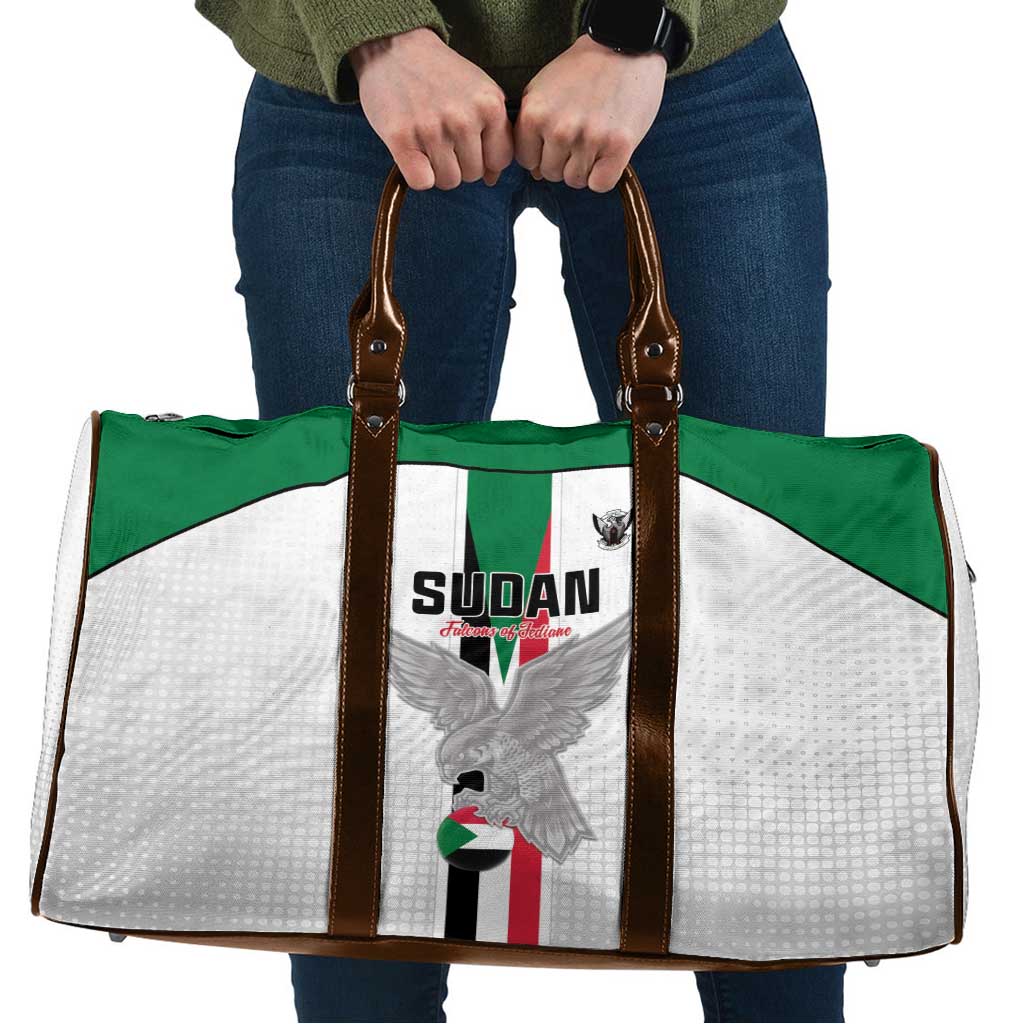 Sudan Football Travel Bag Go Champions Falcons of Jediane - Wonder Print Shop